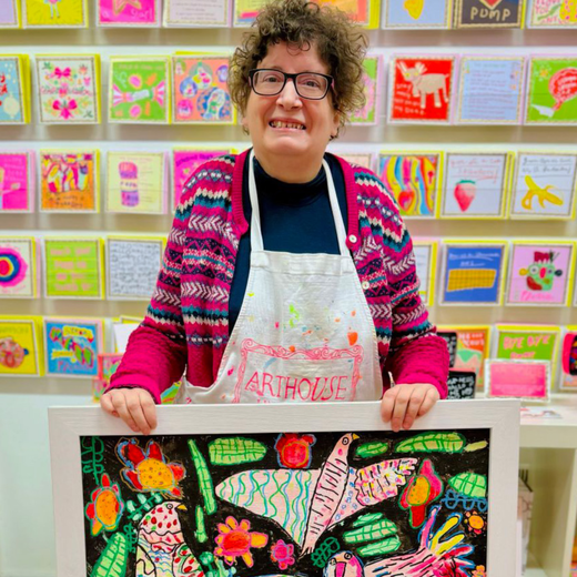 Fun Birds That Flew to Spain A2 print